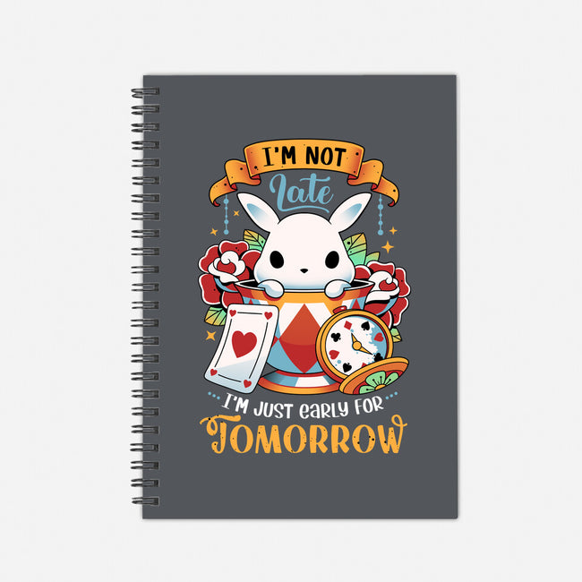 Wondrous Rabbit-none dot grid notebook-Snouleaf