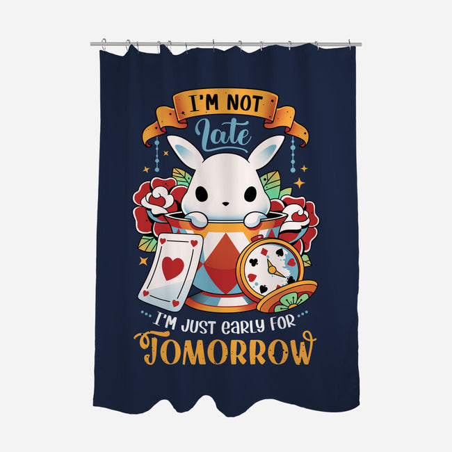 Wondrous Rabbit-none polyester shower curtain-Snouleaf