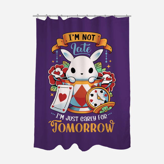 Wondrous Rabbit-none polyester shower curtain-Snouleaf