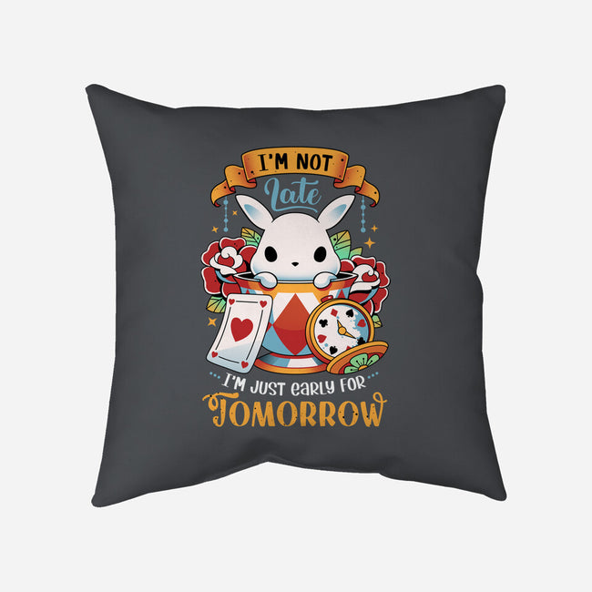 Wondrous Rabbit-none removable cover w insert throw pillow-Snouleaf