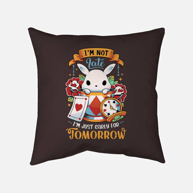 Wondrous Rabbit-none removable cover w insert throw pillow-Snouleaf