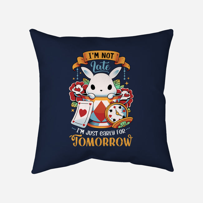 Wondrous Rabbit-none removable cover w insert throw pillow-Snouleaf