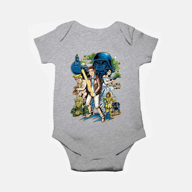 Crazy Space-baby basic onesie-Andriu