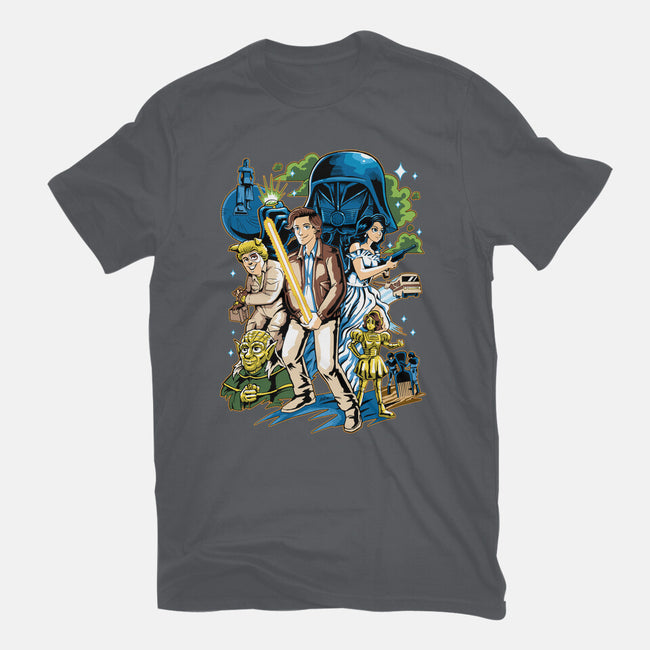 Crazy Space-unisex basic tee-Andriu