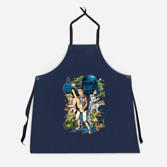 Crazy Space-unisex kitchen apron-Andriu