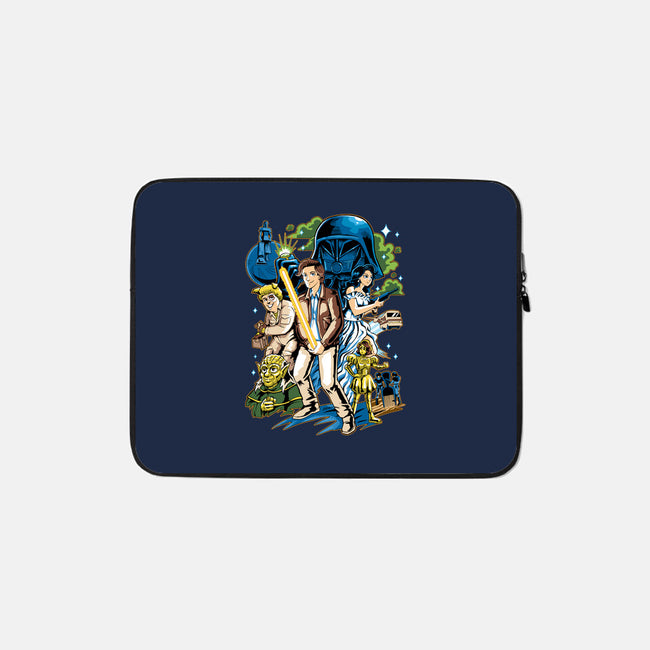 Crazy Space-none zippered laptop sleeve-Andriu