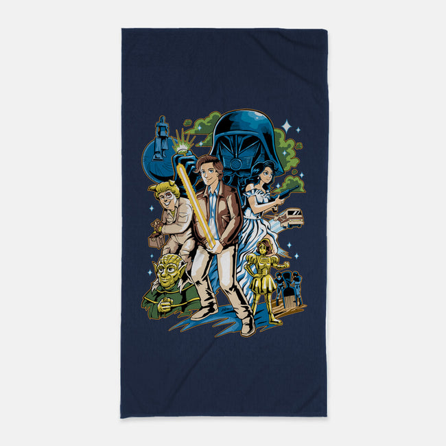 Crazy Space-none beach towel-Andriu