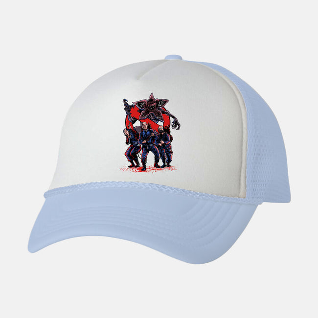 Gorgonbusters-unisex trucker hat-zascanauta
