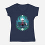 The Princess Protector-womens v-neck tee-Zaia Bloom