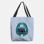 The Princess Protector-none basic tote bag-Zaia Bloom