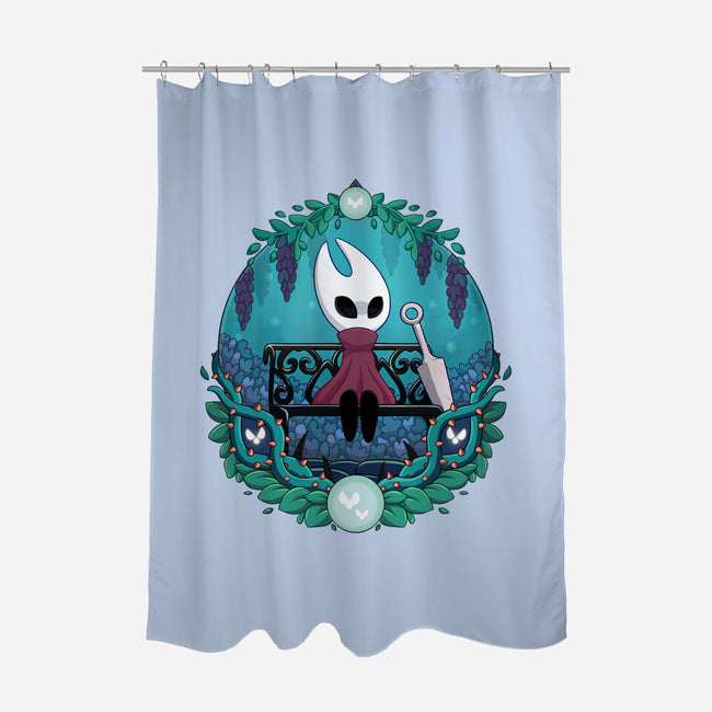The Princess Protector-none polyester shower curtain-Zaia Bloom