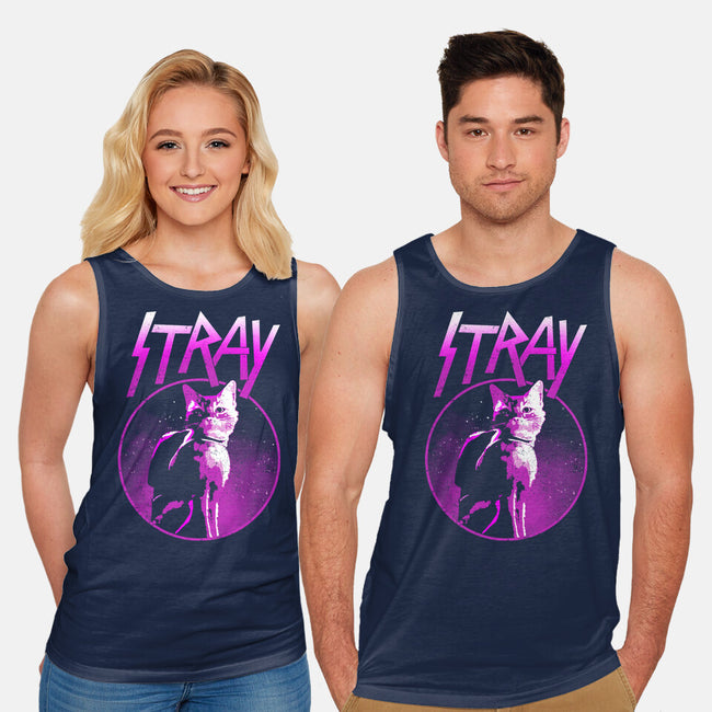 Neon Cat-unisex basic tank-retrodivision