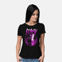 Neon Cat-womens basic tee-retrodivision