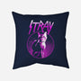 Neon Cat-none removable cover w insert throw pillow-retrodivision