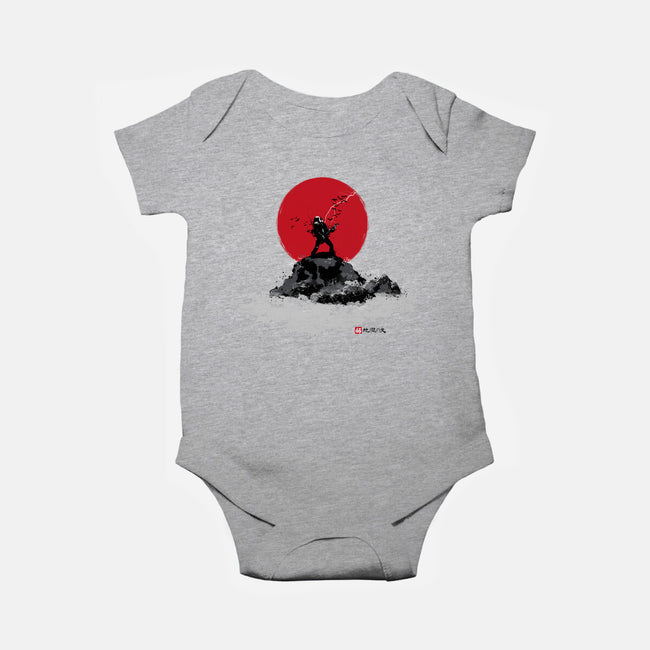 Sumi-e Master-baby basic onesie-retrodivision