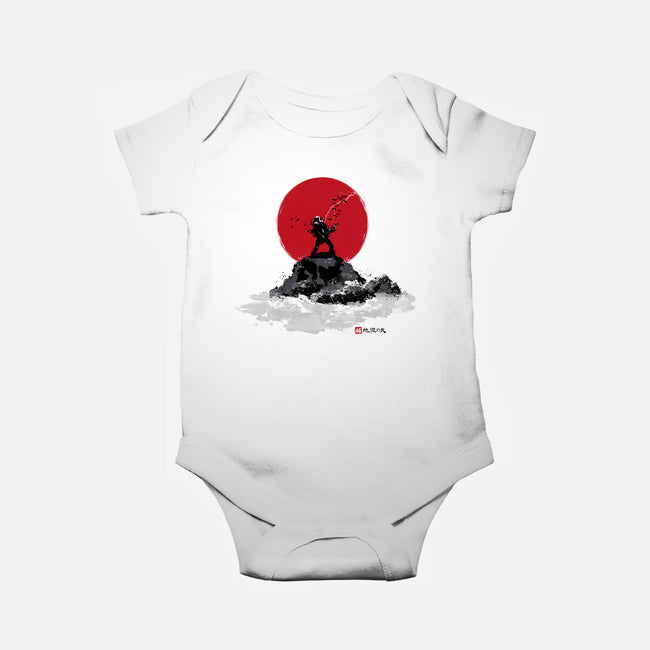 Sumi-e Master-baby basic onesie-retrodivision