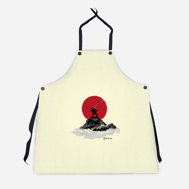 Sumi-e Master-unisex kitchen apron-retrodivision