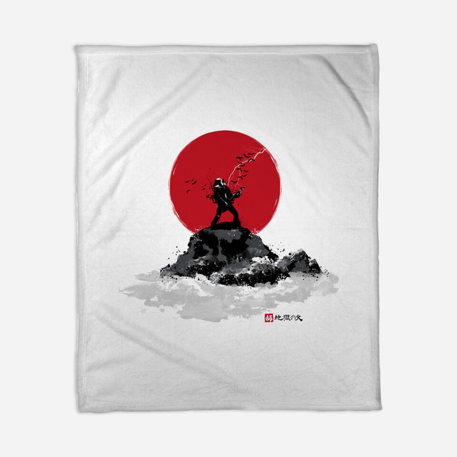 Sumi-e Master-none fleece blanket-retrodivision