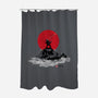 Sumi-e Master-none polyester shower curtain-retrodivision