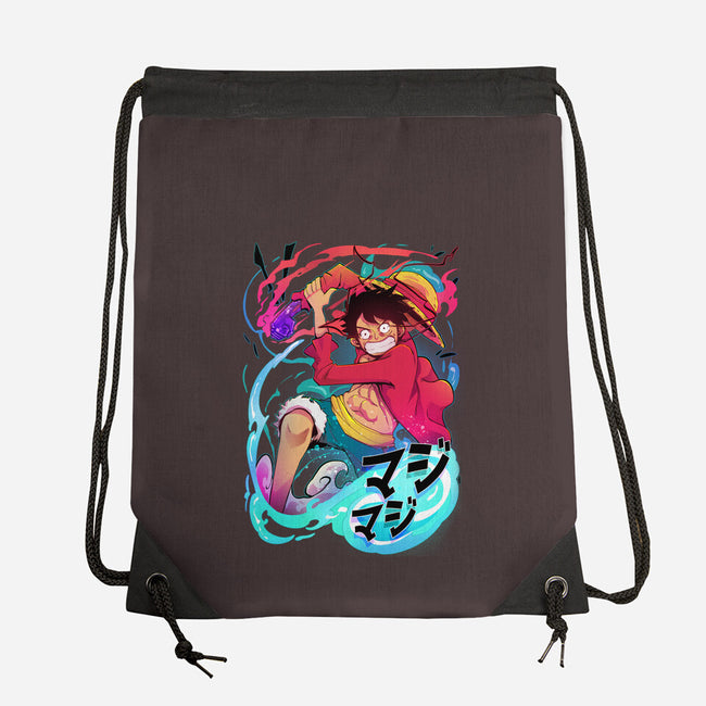 King Of Pirates-none drawstring bag-Kabuto Studio