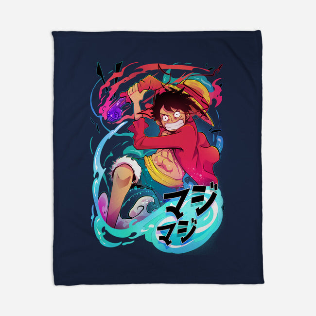 King Of Pirates-none fleece blanket-Kabuto Studio
