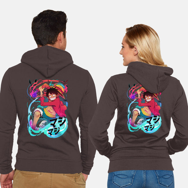 King Of Pirates-unisex zip-up sweatshirt-Kabuto Studio