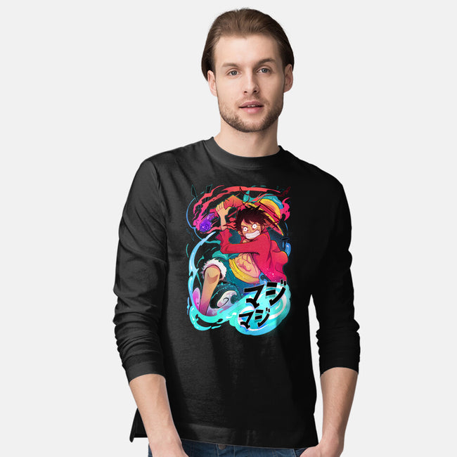 King Of Pirates-mens long sleeved tee-Kabuto Studio