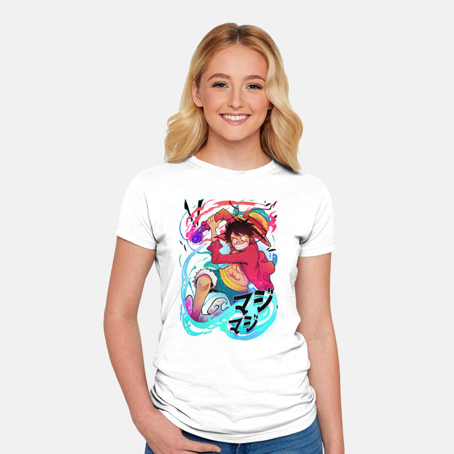 King Of Pirates-womens fitted tee-Kabuto Studio