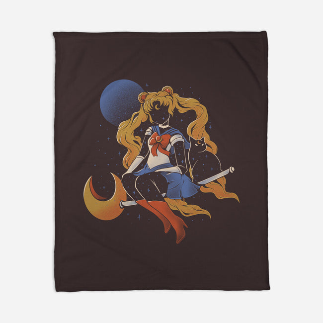 Cosmic Sailor-none fleece blanket-eduely