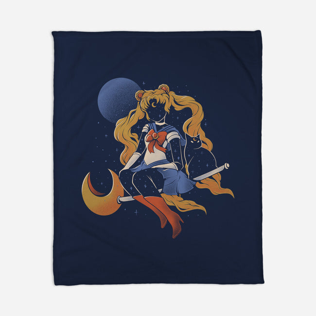 Cosmic Sailor-none fleece blanket-eduely