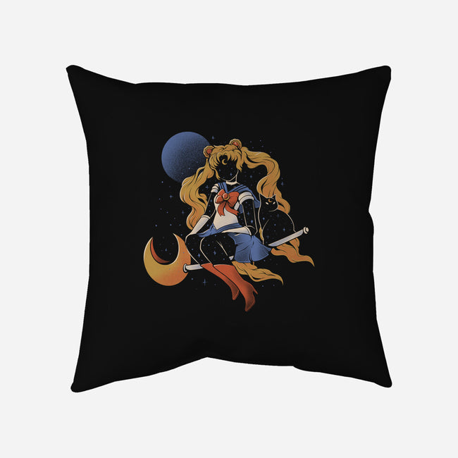Cosmic Sailor-none removable cover w insert throw pillow-eduely