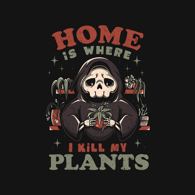 I Kill My Plants-none removable cover w insert throw pillow-eduely