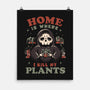 I Kill My Plants-none matte poster-eduely