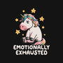 Emotionally Exhausted-dog basic pet tank-koalastudio