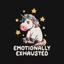 Emotionally Exhausted-none glossy sticker-koalastudio
