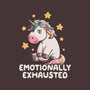 Emotionally Exhausted-none removable cover throw pillow-koalastudio