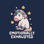 Emotionally Exhausted-dog basic pet tank-koalastudio