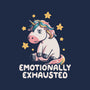 Emotionally Exhausted-none fleece blanket-koalastudio