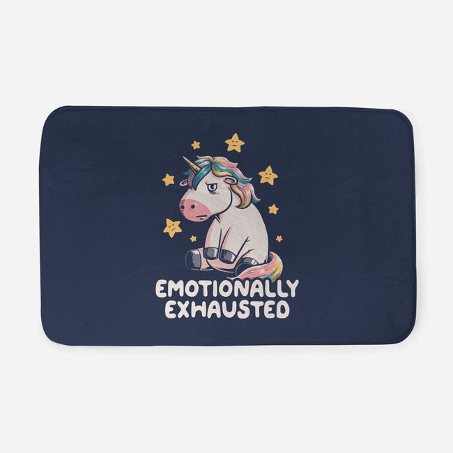 Emotionally Exhausted-none memory foam bath mat-koalastudio