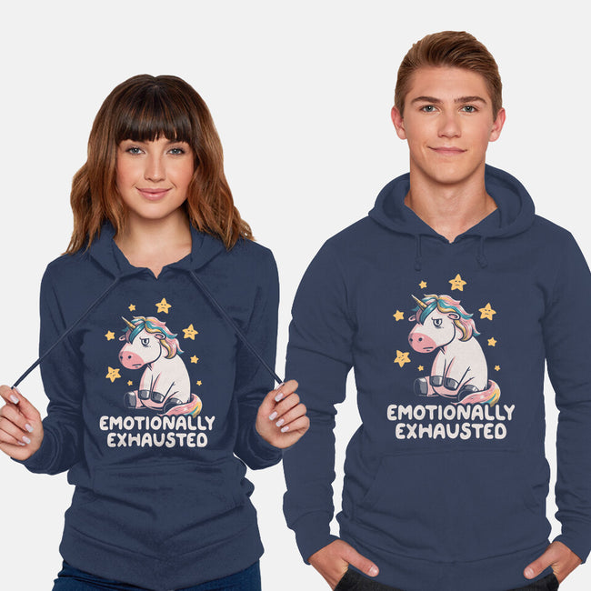Emotionally Exhausted-unisex pullover sweatshirt-koalastudio