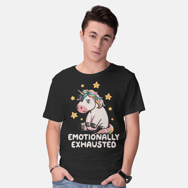 Emotionally Exhausted-mens basic tee-koalastudio