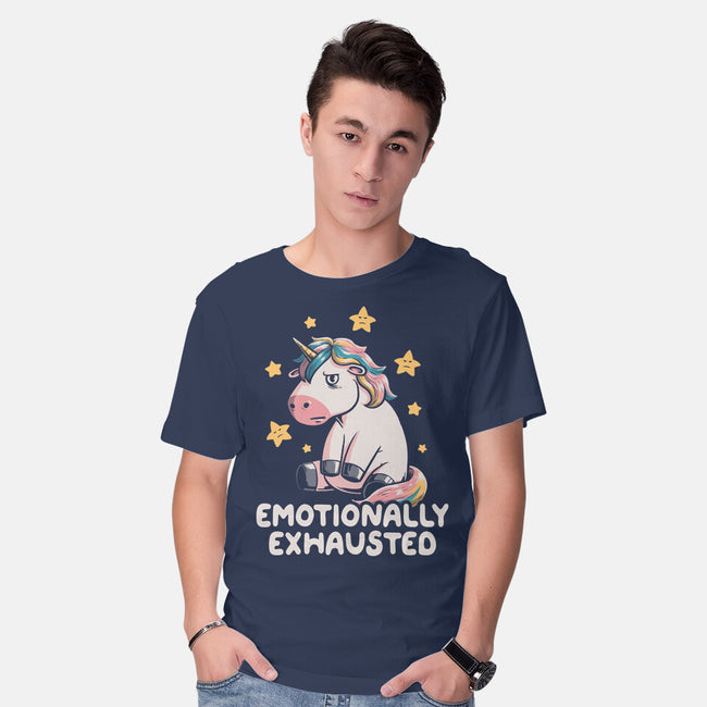 Emotionally Exhausted-mens basic tee-koalastudio