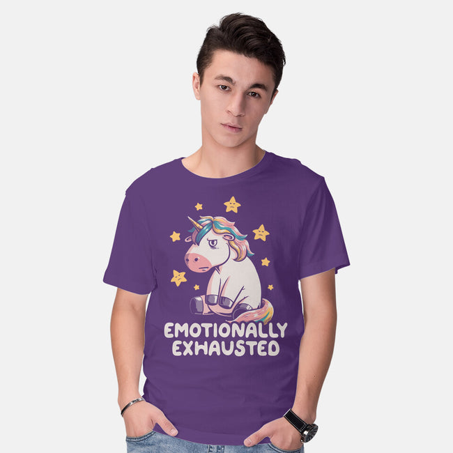 Emotionally Exhausted-mens basic tee-koalastudio