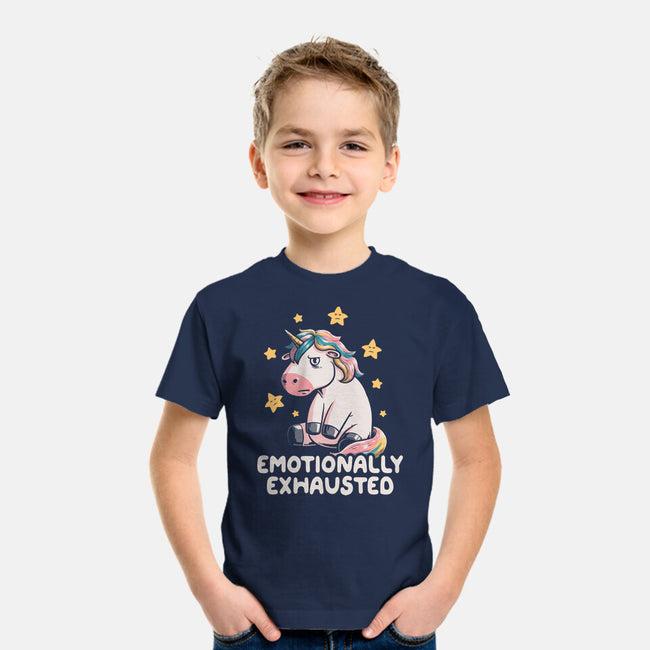 Emotionally Exhausted-youth basic tee-koalastudio