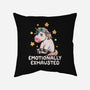 Emotionally Exhausted-none removable cover throw pillow-koalastudio