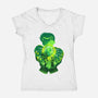 Spirit Fighter-womens v-neck tee-hypertwenty
