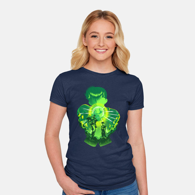 Spirit Fighter-womens fitted tee-hypertwenty