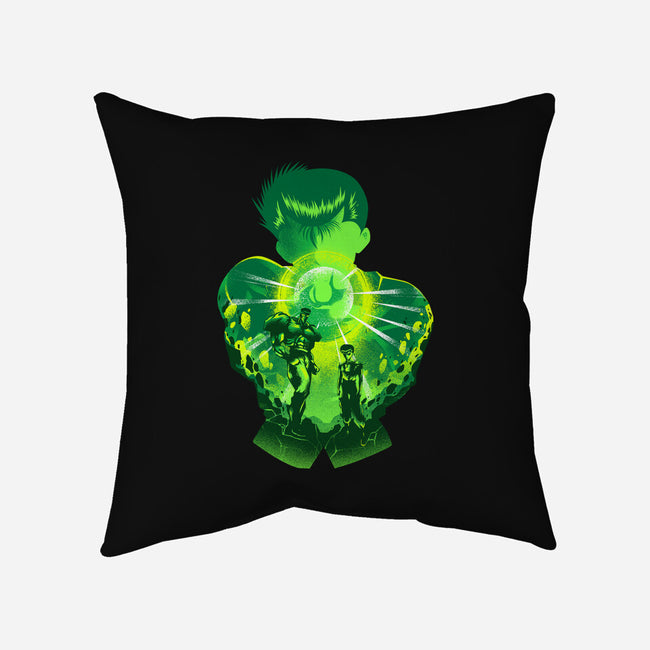 Spirit Fighter-none removable cover w insert throw pillow-hypertwenty
