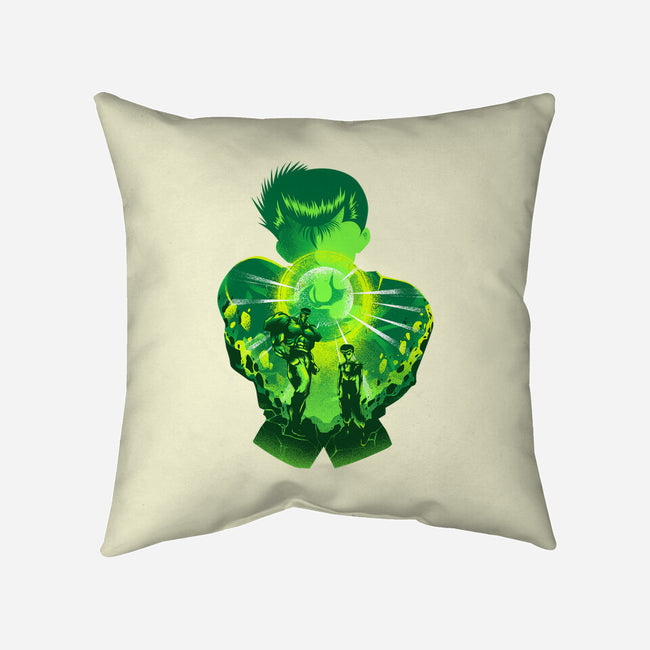 Spirit Fighter-none removable cover w insert throw pillow-hypertwenty