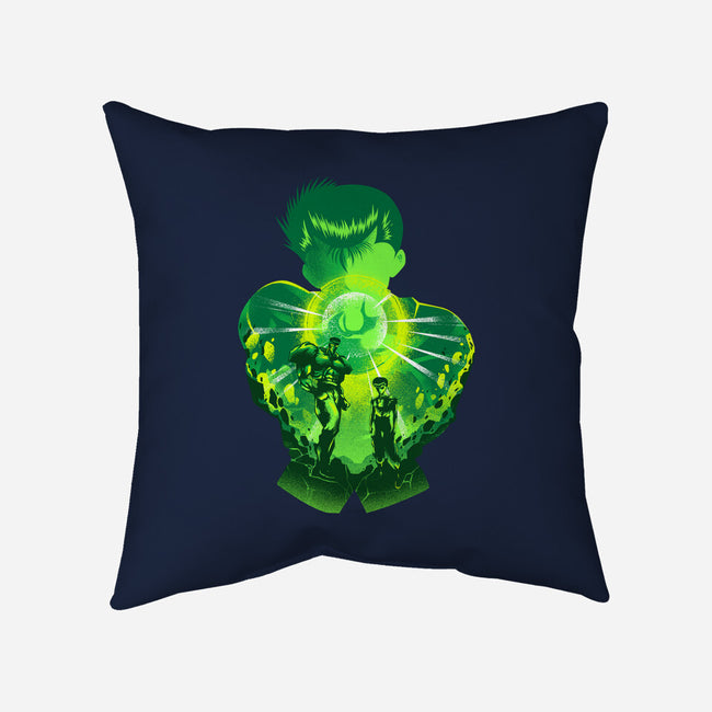 Spirit Fighter-none removable cover w insert throw pillow-hypertwenty